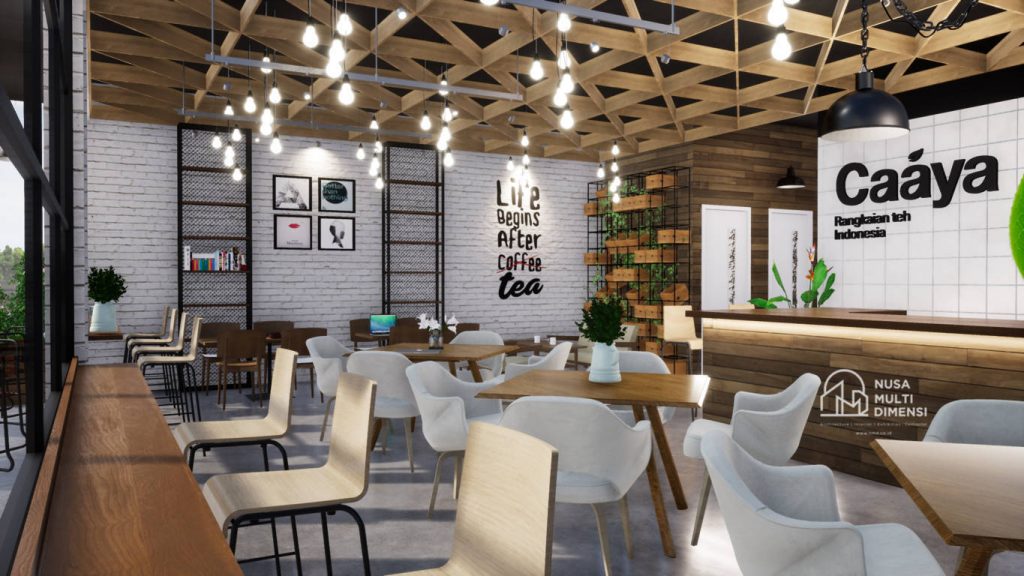 Desain Caaya Cafe Jakarta - Nusa Multi Dimensi 2