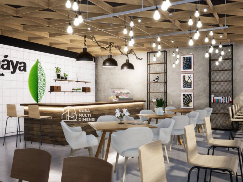 Desain Caaya Cafe Jakarta - Nusa Multi Dimensi 3