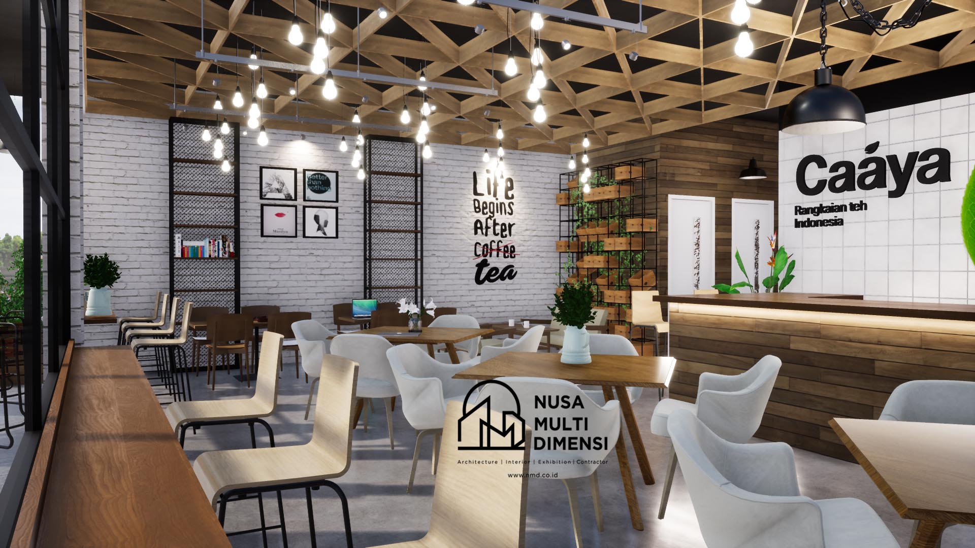 Desain Caaya Cafe Kemang 2