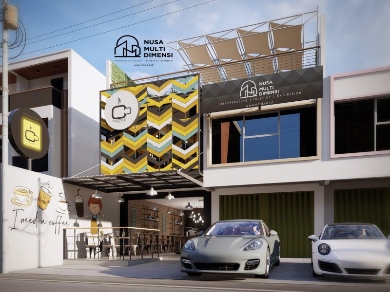 Desain Cocote Cafe Depok 1