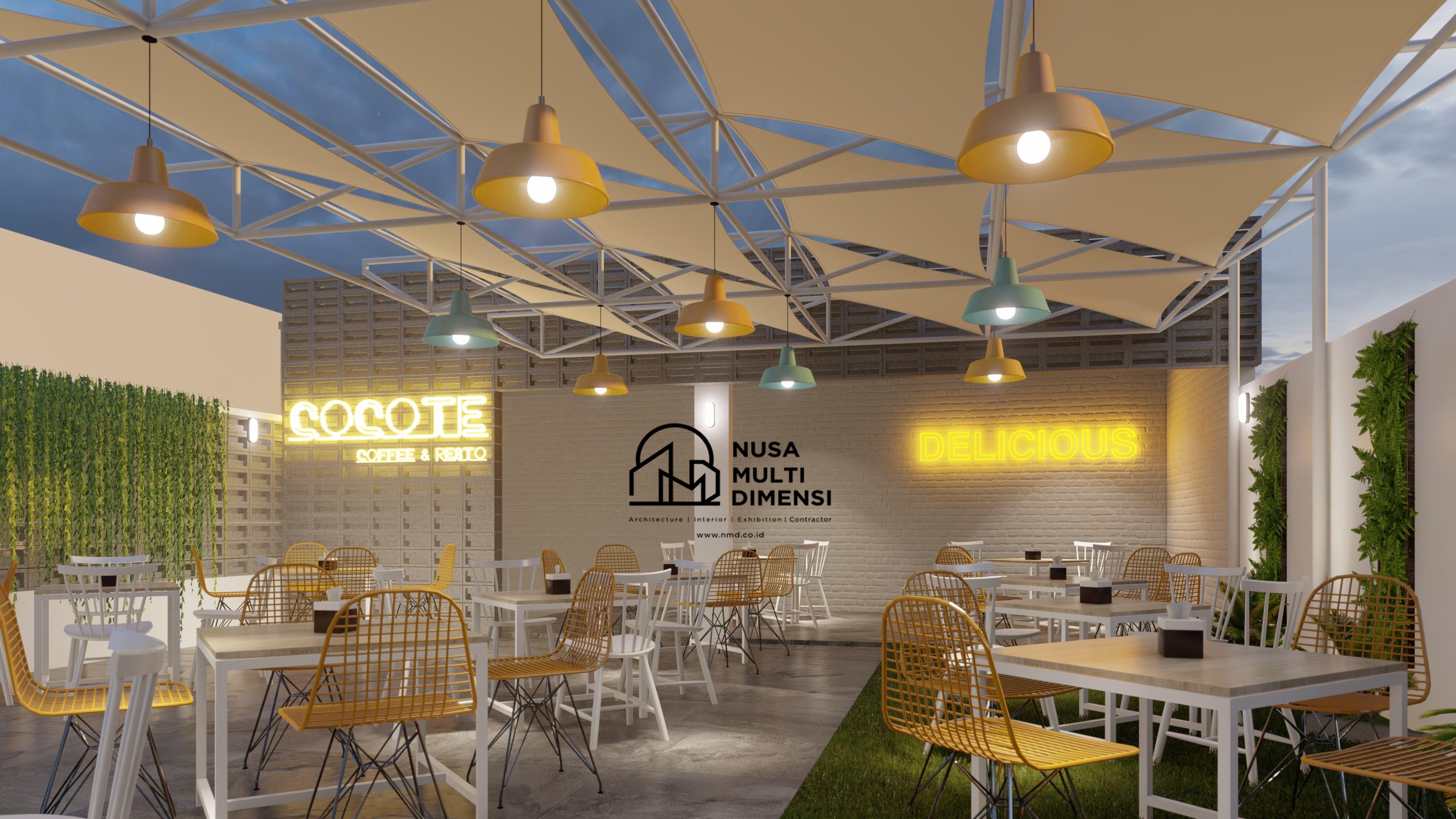 Desain Cocote Cafe Depok 10