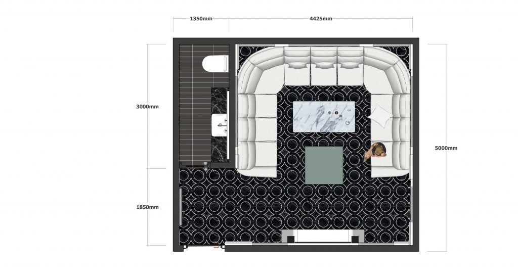 Desain Interior Zentrum Karaoke Serpong 15