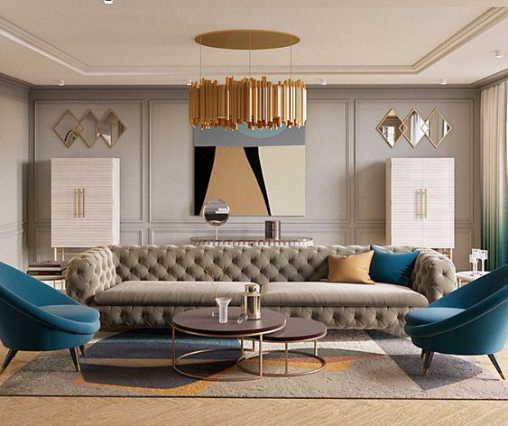 Konsep Desain Interior Art Deco 4