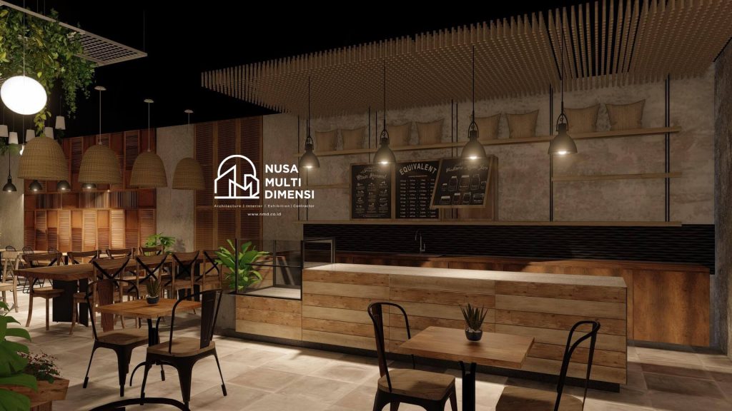 Desain Interior Cafe Florist Bogor 2