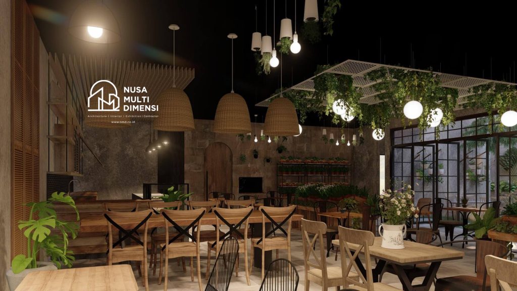 Desain Interior Cafe Florist Bogor 3