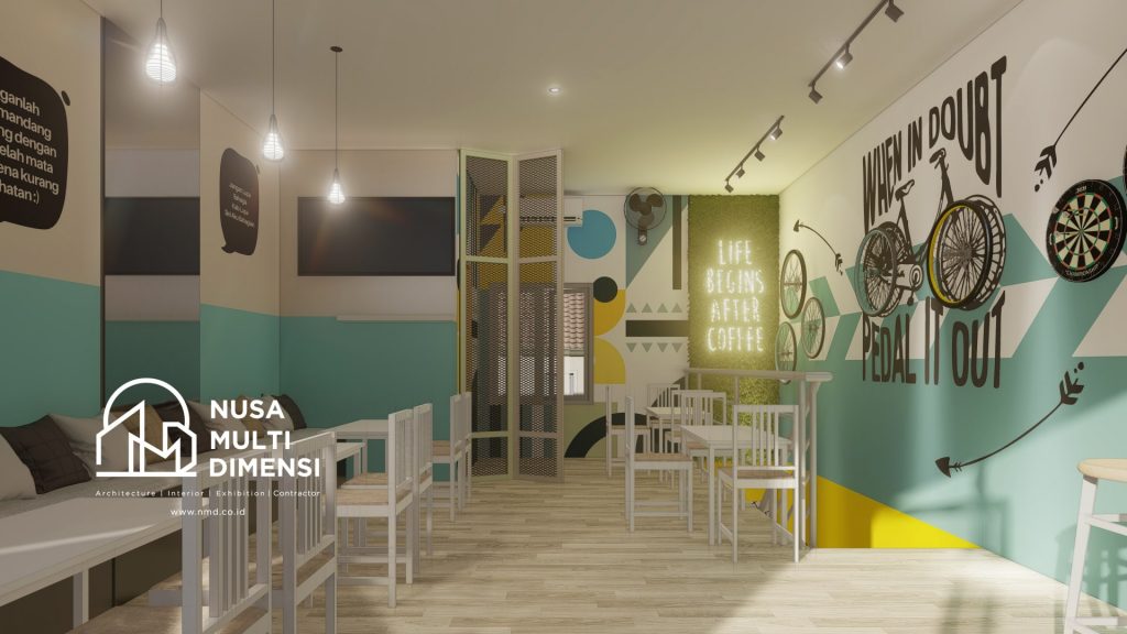Desain Aloen Cafe Depok