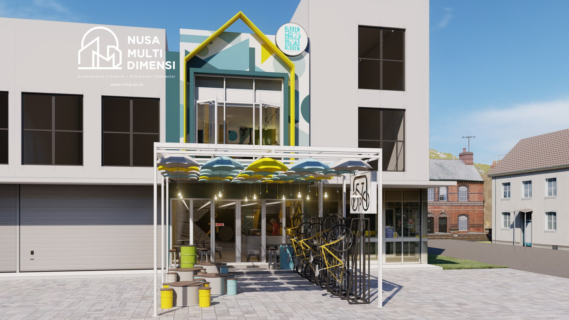 Desain Aloen Cafe Depok