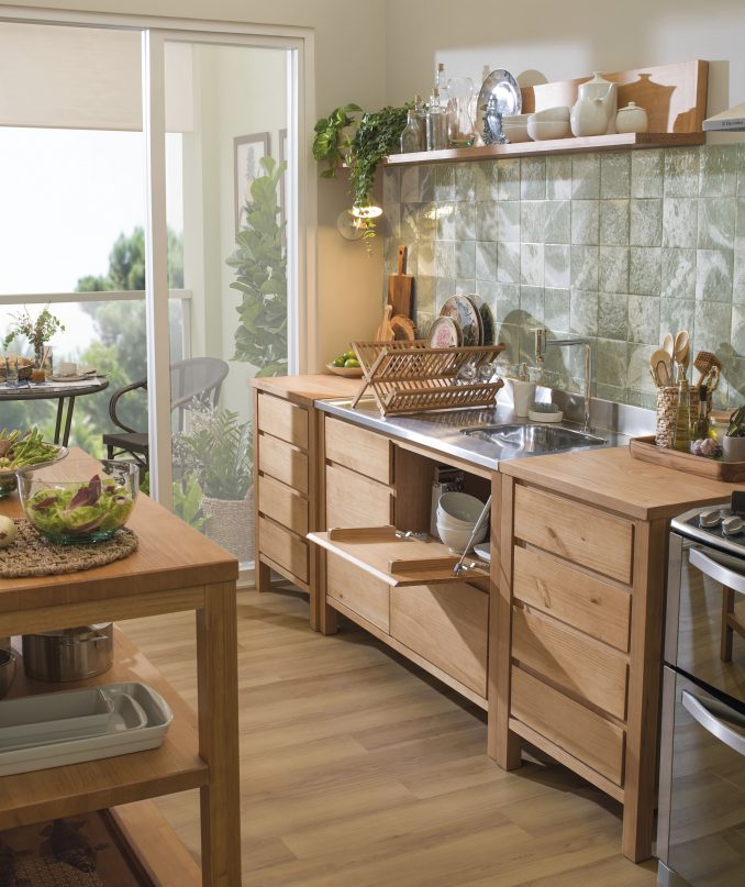 Desain dapur rustic