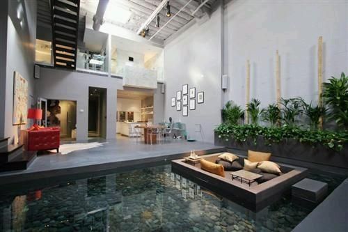 Desain Kolam Koi dalam Rumah 2