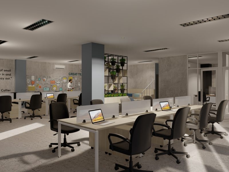 Desain Interior Kantor PLN Batu Bara Jakarta