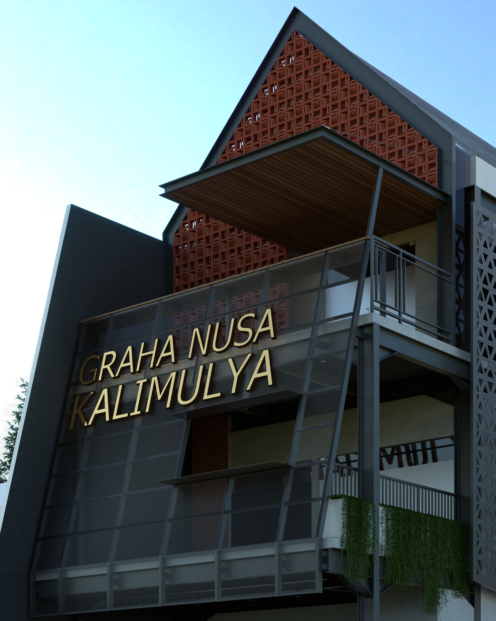 Desain Gedung Graha Mulya