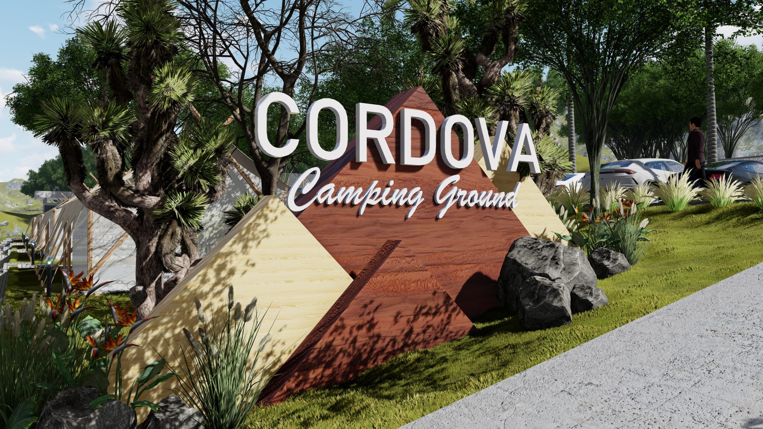 Desain Cordova Camping Ground